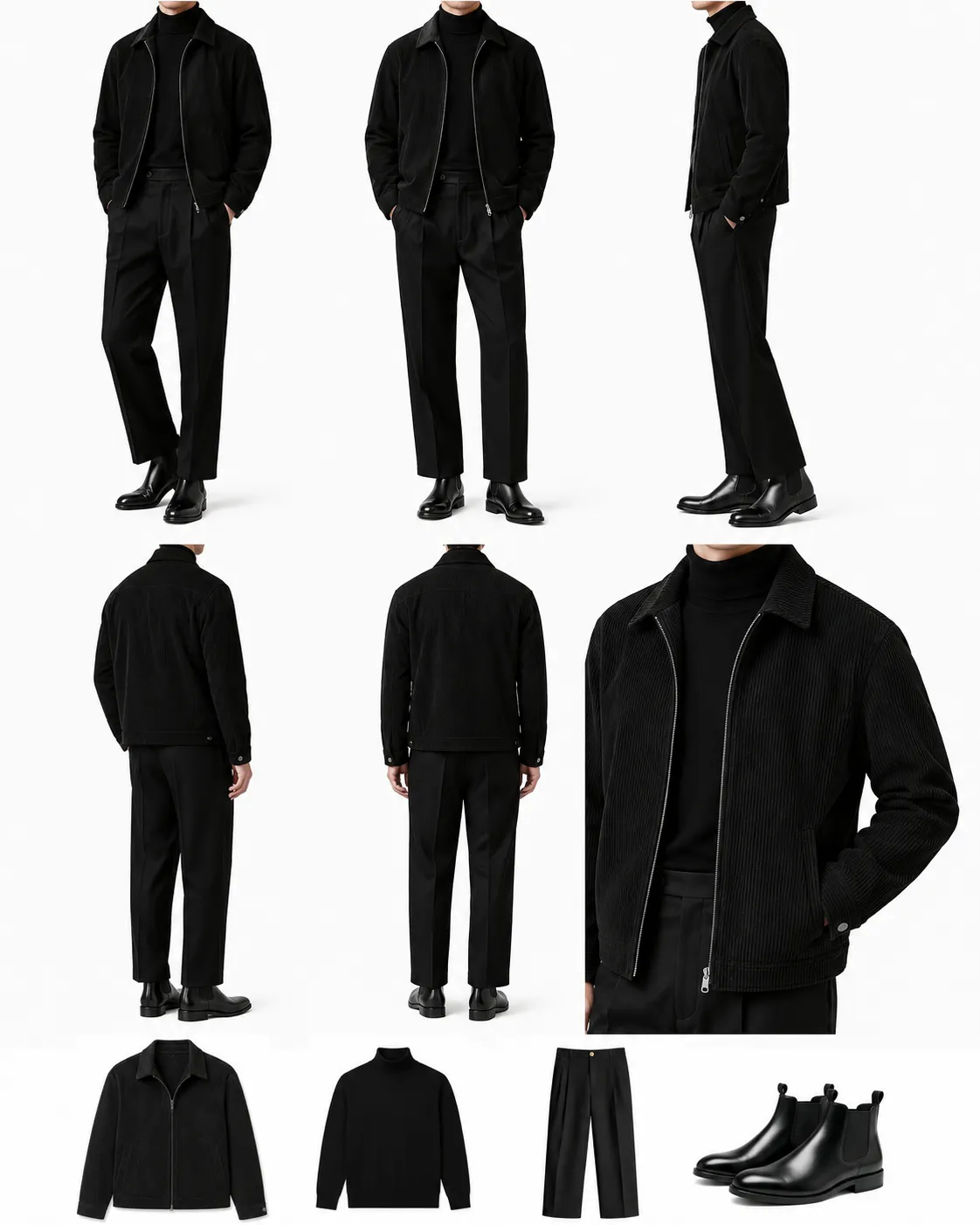A LUXURY FULL BLACK COMBO 